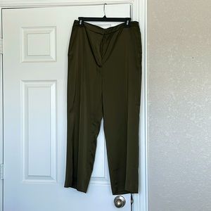H&M Green Wide Leg pants Size 10